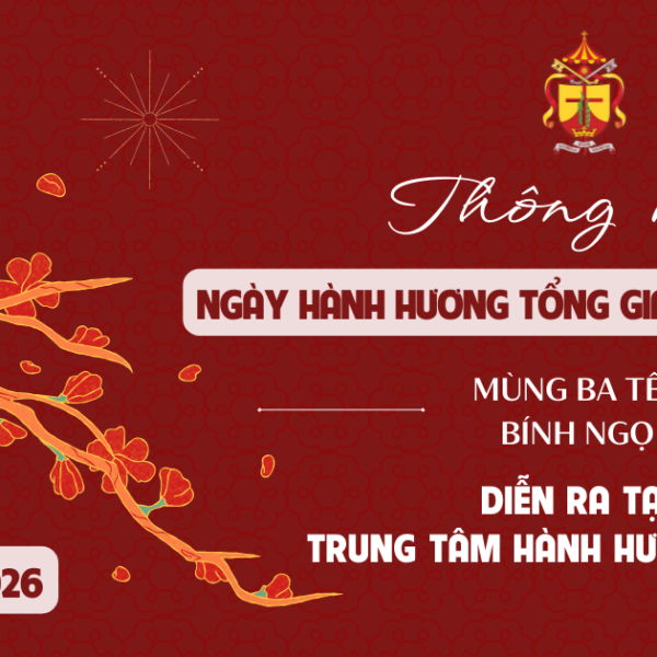 Thông báo: Chương trình hành hương tại TTHH…