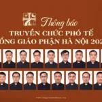 Thông báo: Truyền chức Phó tế năm 2026