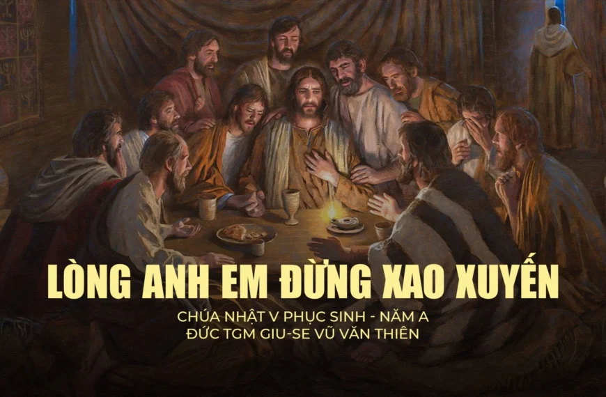 Lòng anh em đừng xao xuyến – Chúa&hellip;