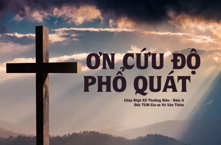 Ơn Cứu độ phổ quát – Chúa Nhật&hellip;